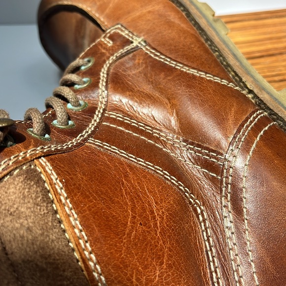 Red Tape Men's Brown Leather Boots:S-9.5 - Picture 3 of 9